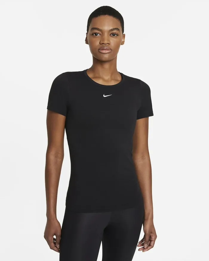 Women DriFit Adv Aura Black Nike Tops And TShirts
