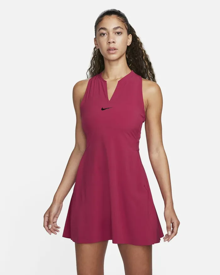 Women DriFit Advantage Noble Redblack Nike Skirts And Dresses