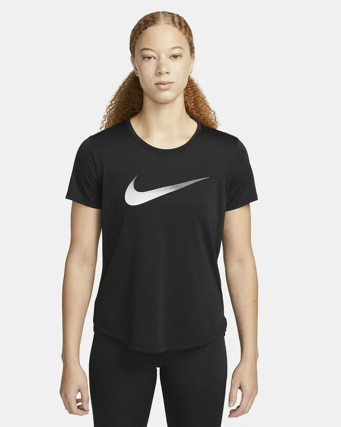 Women DriFit One Black Nike Tops And TShirts