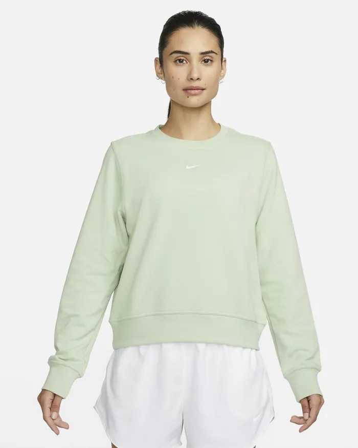 Women DriFit One Honeydewwhite Nike Hoodies And Sweatshirts