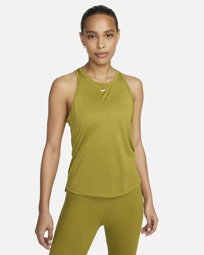 Women DriFit One Mosswhite Nike Tops And TShirts