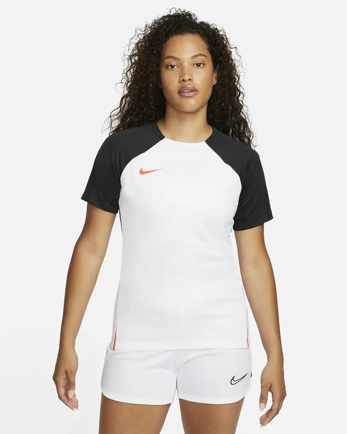 Women DriFit Strike Whiteblackbright Crimson Nike Tops And TShirts