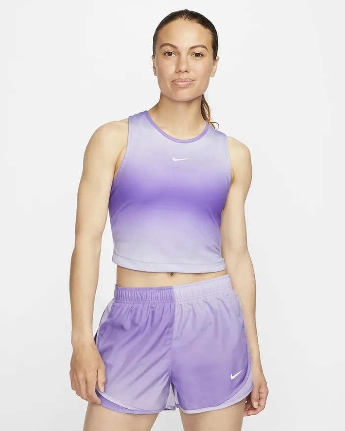 Women DriFit Swoosh Space Purple Nike Tops And TShirts