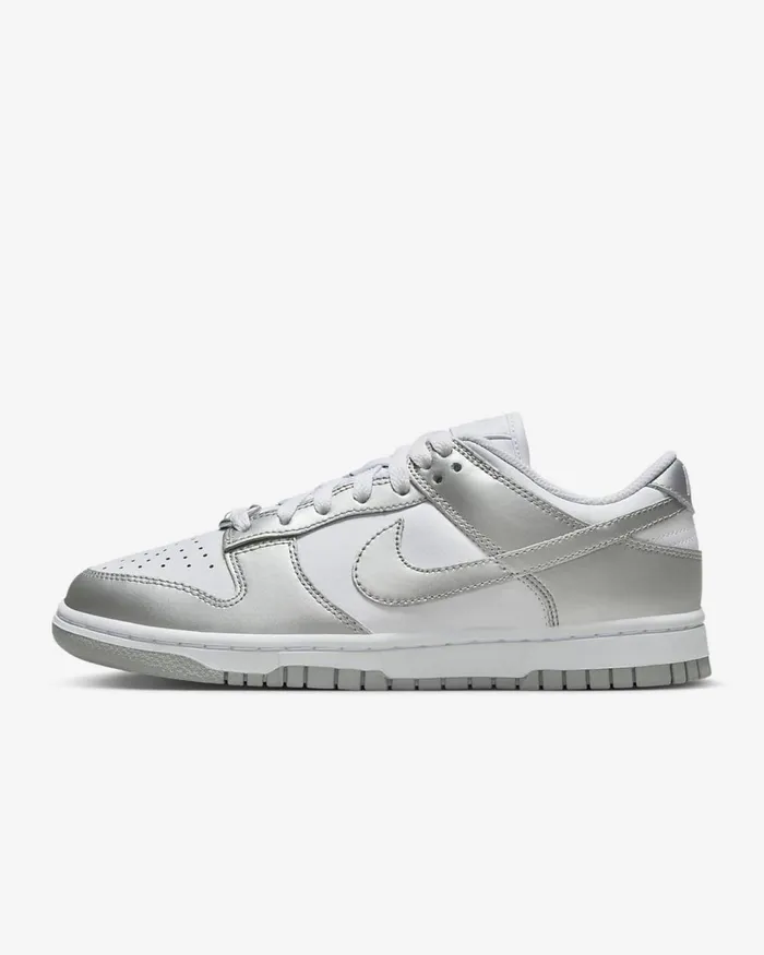 Women Dunk Low Whiteblue Joymetallic Silver Nike Lifestyle