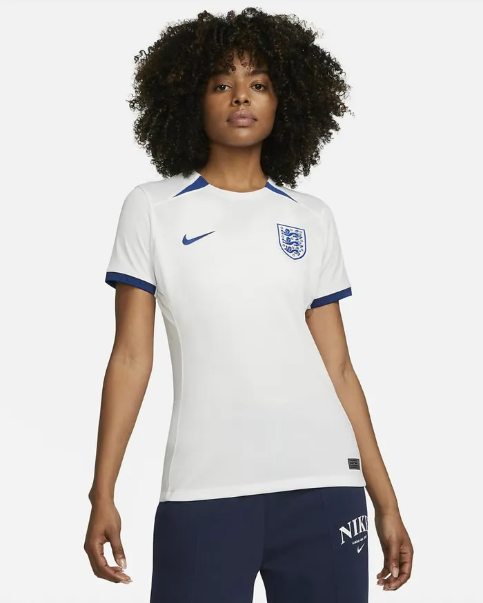Women England 2023 Stadium Home Summit Whitegym Bluegym Blue Nike Tops And TShirts Women England 2023 Stadium Home Summit Whitegym Bluegym Blue Nike Tops And TShirts