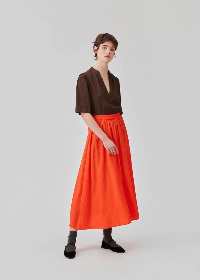 Women FallowMD Skirt Bright Cherry Modstrm Skirts Women FallowMD Skirt Bright Cherry Modstrm Skirts