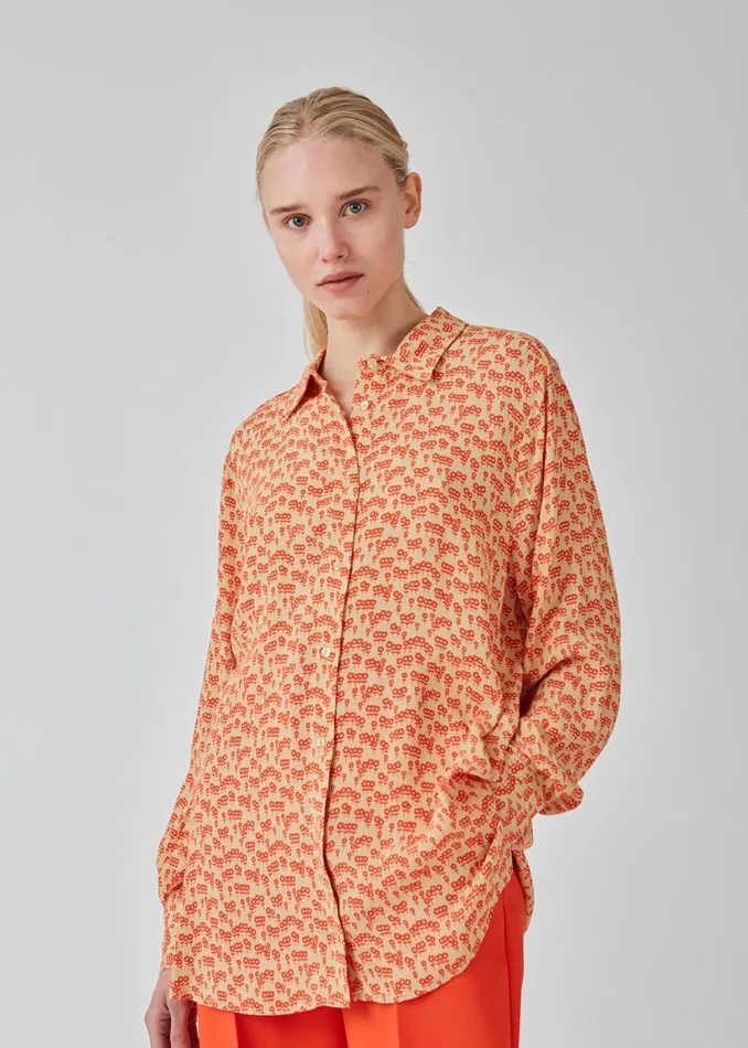 Women FammiMD Print Shirt Cherry Bloom Modstrm Shirts