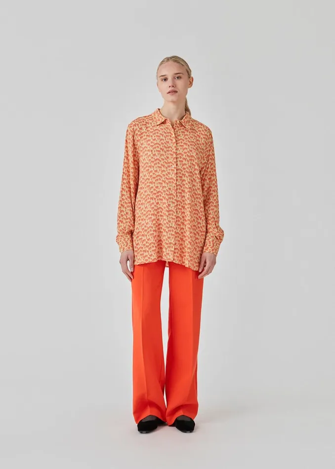 Women FammiMD Print Shirt Cherry Bloom Modstrm Shirts Women FammiMD Print Shirt Cherry Bloom Modstrm Shirts
