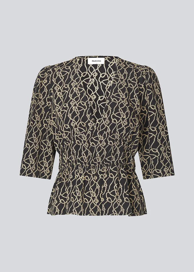Women FelineMD Print Top Fall Rope Modstrm Tops