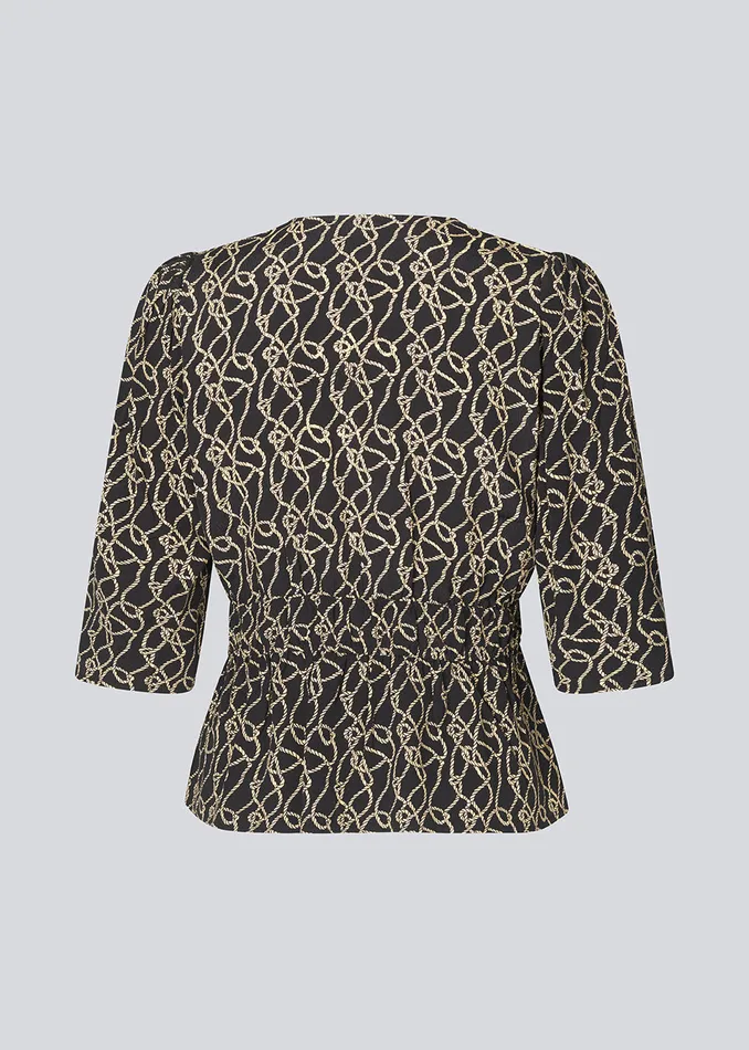 Women FelineMD Print Top Fall Rope Modstrm Tops