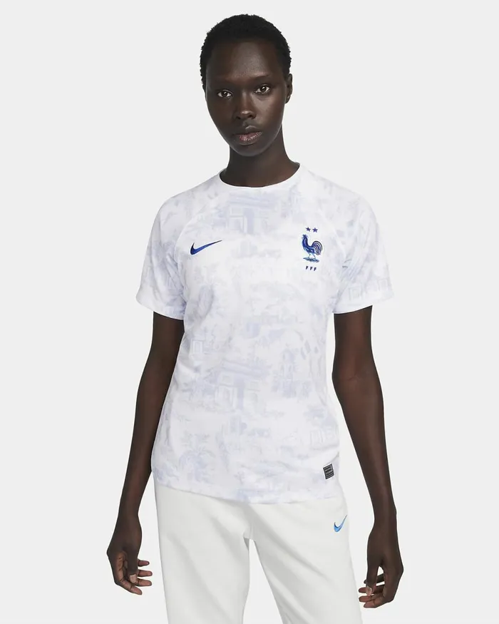 Women Fff 202223 Stadium Away Whitewhitewhitegame Royal Nike Tops And TShirts