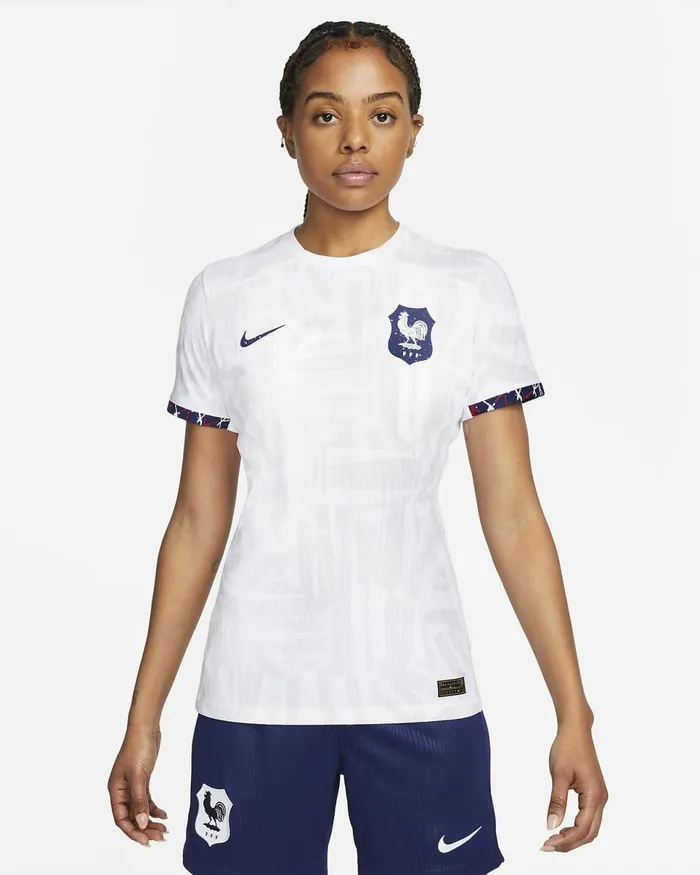 Women Fff 2023 Match Away Whiteveniceloyal Blue Nike Tops And TShirts
