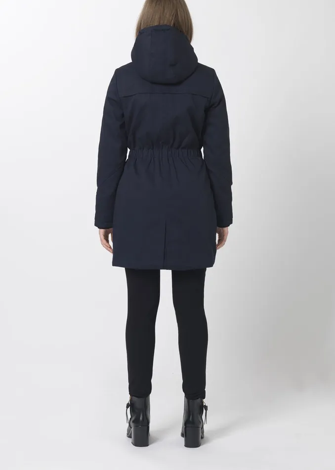 Women Frida Gold Trim Navy Noir Modstrm Coats and Jackets Women Frida Gold Trim Navy Noir Modstrm Coats and Jackets