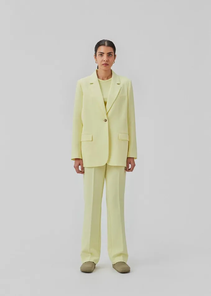Women Gale Blazer Yellow Pear Modstrm Suits