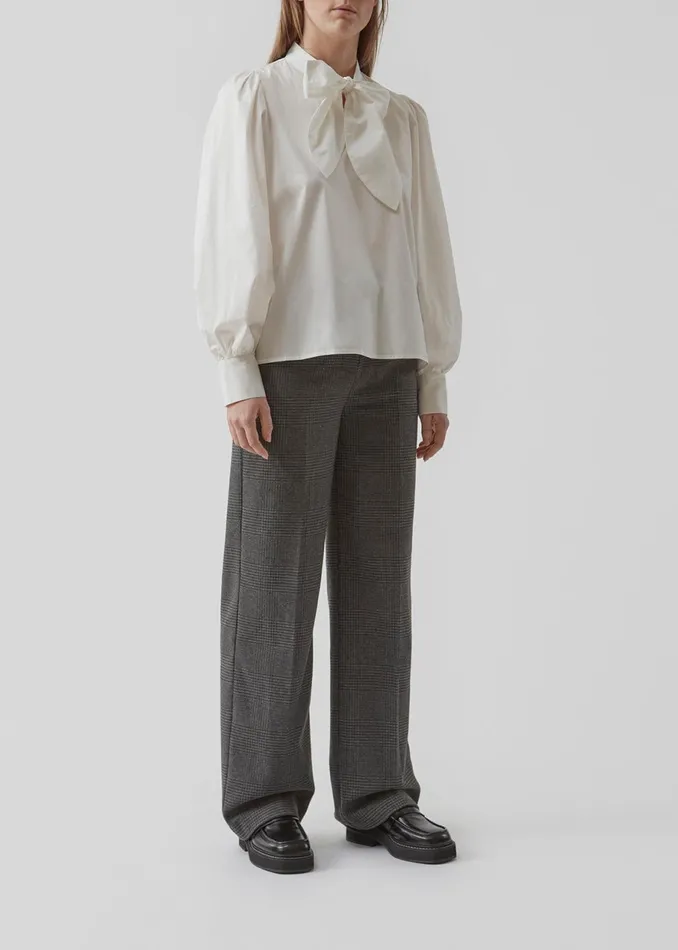 Women Gale Check Pants Cox Grey Check Modstrm Suits