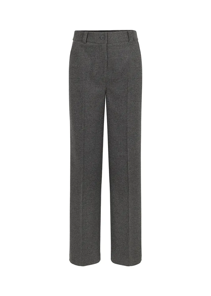 Women Gale Check Pants Cox Grey Check Modstrm Suits Women Gale Check Pants Cox Grey Check Modstrm Suits