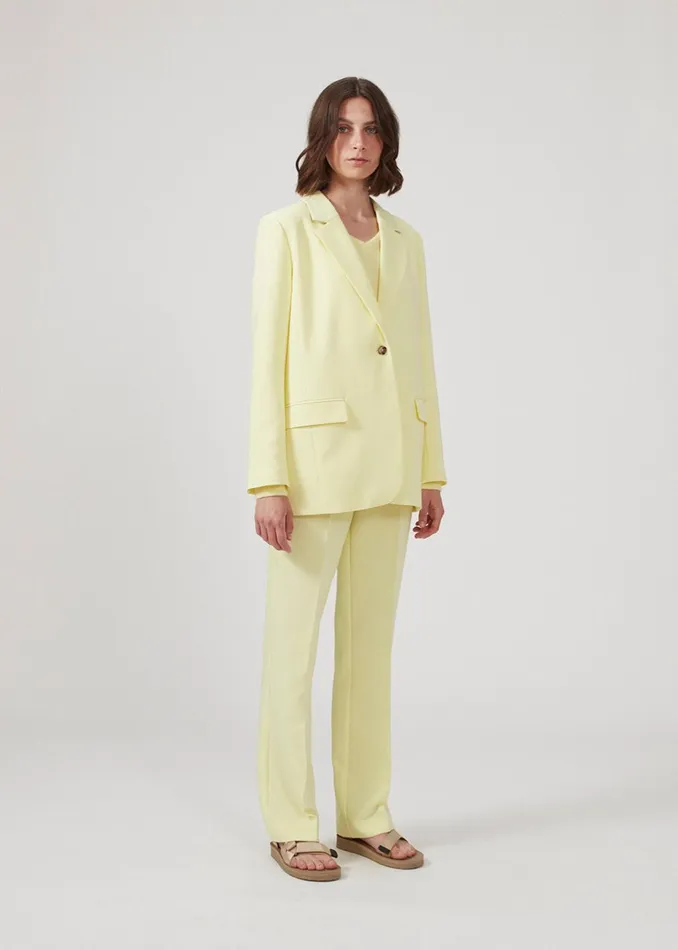 Women Gale Pants Yellow Pear Modstrm Suits