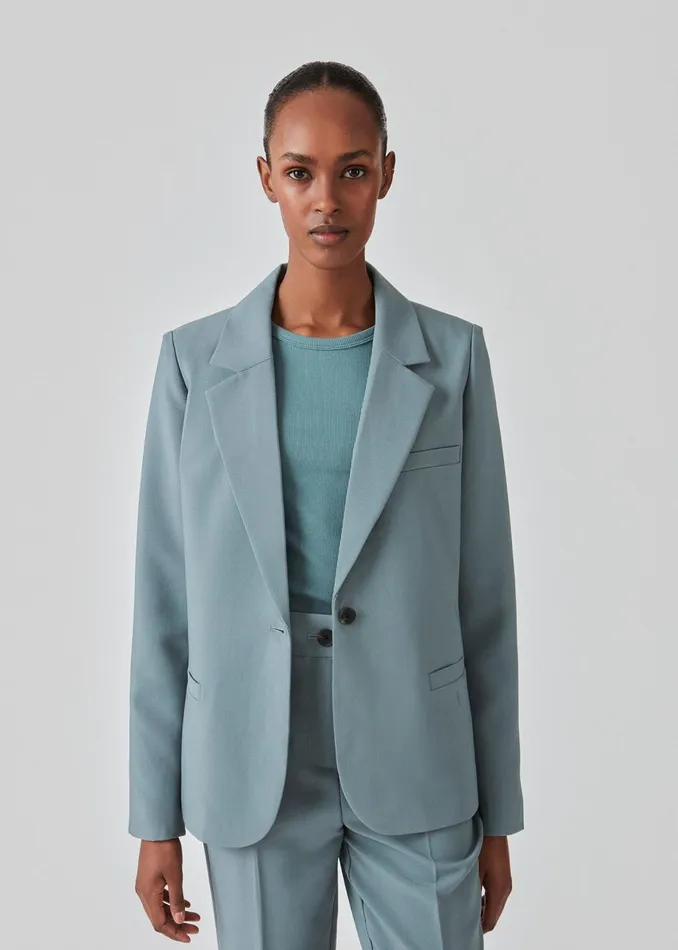 Women GaleMD Straight Blazer Stormy Sea Modstrm Blazer