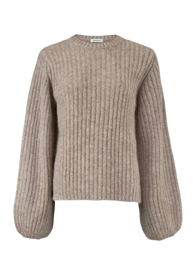 Women Goldie Oneck Camel Modstrm Blouses and Knitwear Women Goldie Oneck Camel Modstrm Blouses and Knitwear