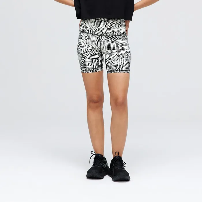 Women Happenings Athletic Bike Shorts With FreshTek Offwhite Stance Shorts