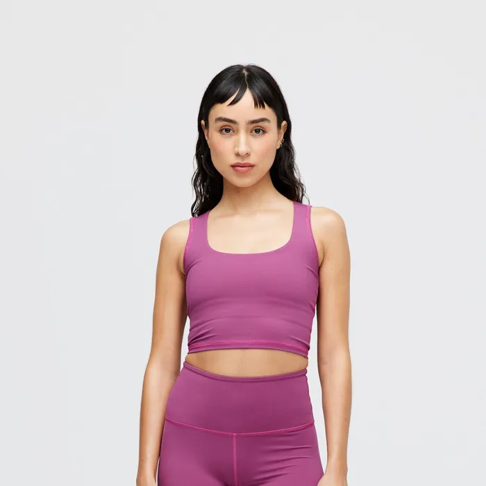 Women Happenings Crop Top Berry Stance Tanks