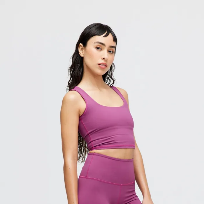 Women Happenings Crop Top Berry Stance Tanks