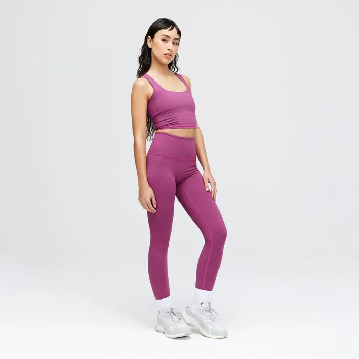 Women Happenings Crop Top Berry Stance Tanks