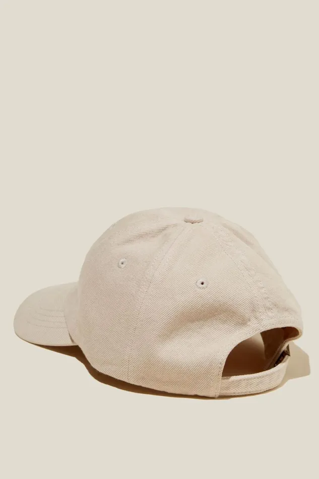 Women Hats Cotton On Classic Dad Cap Washed Denimsoft Taupe