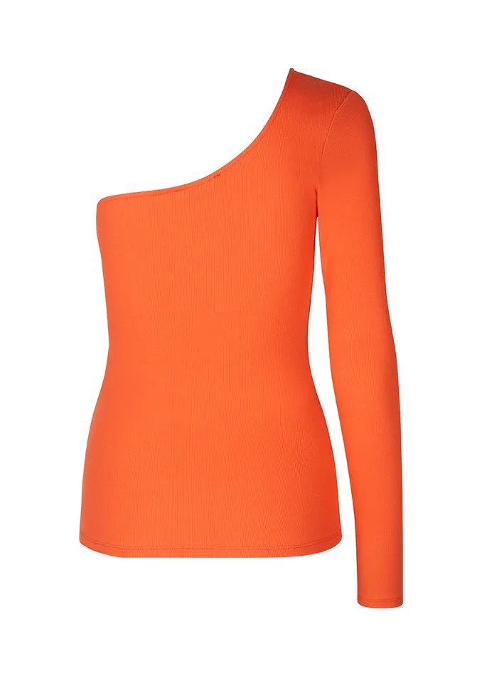 Women IgorMD One Shoulder LS Top Koi Modstrm Tops Women IgorMD One Shoulder LS Top Koi Modstrm Tops