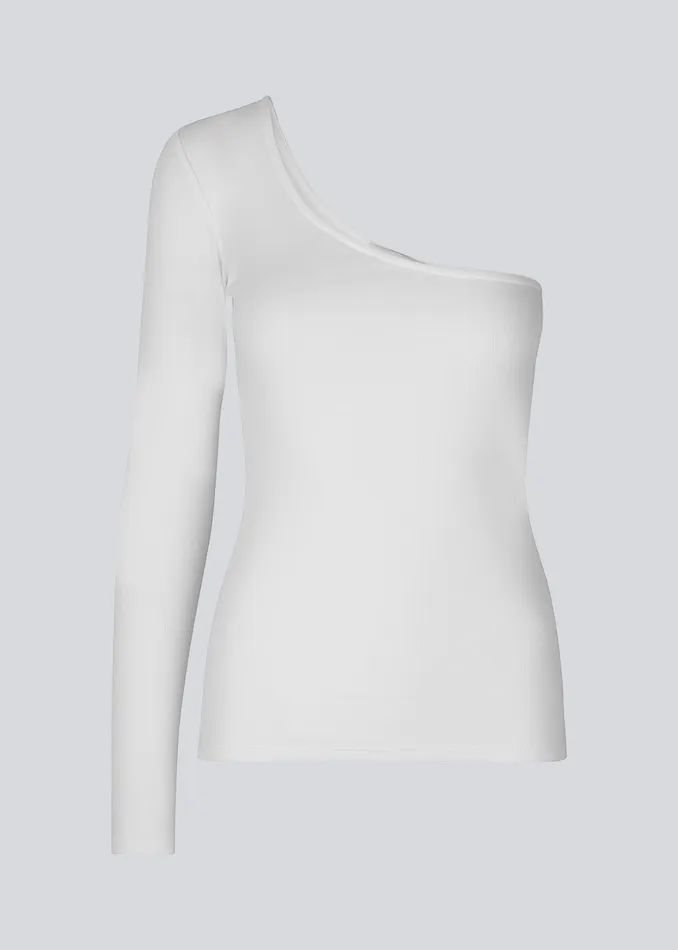 Women IgorMD One Shoulder LS Top Off White Modstrm Tops