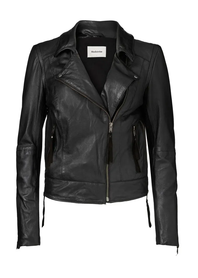 Women Iman Black Modstrm Coats and Jackets