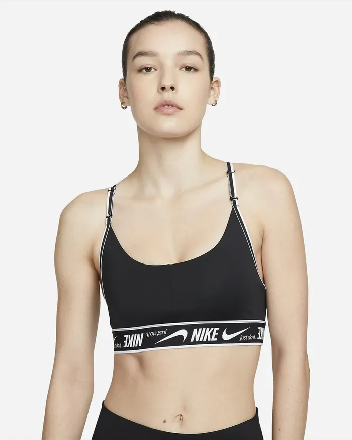 Women Indy Blackblackwhite Nike Sports Bras