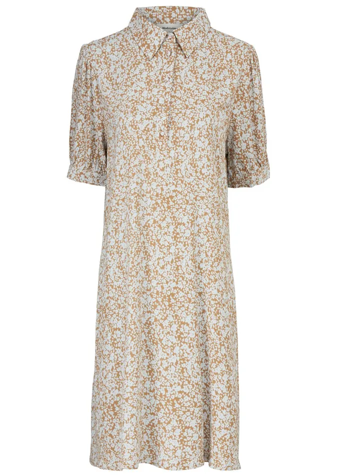 Women Isa Print Dress Bluebell Modstrm Dresses Women Isa Print Dress Bluebell Modstrm Dresses