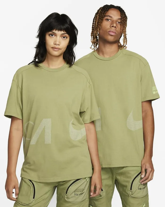 Women Ispa Alligatorghost Greenlight Silver Nike Tops And TShirts
