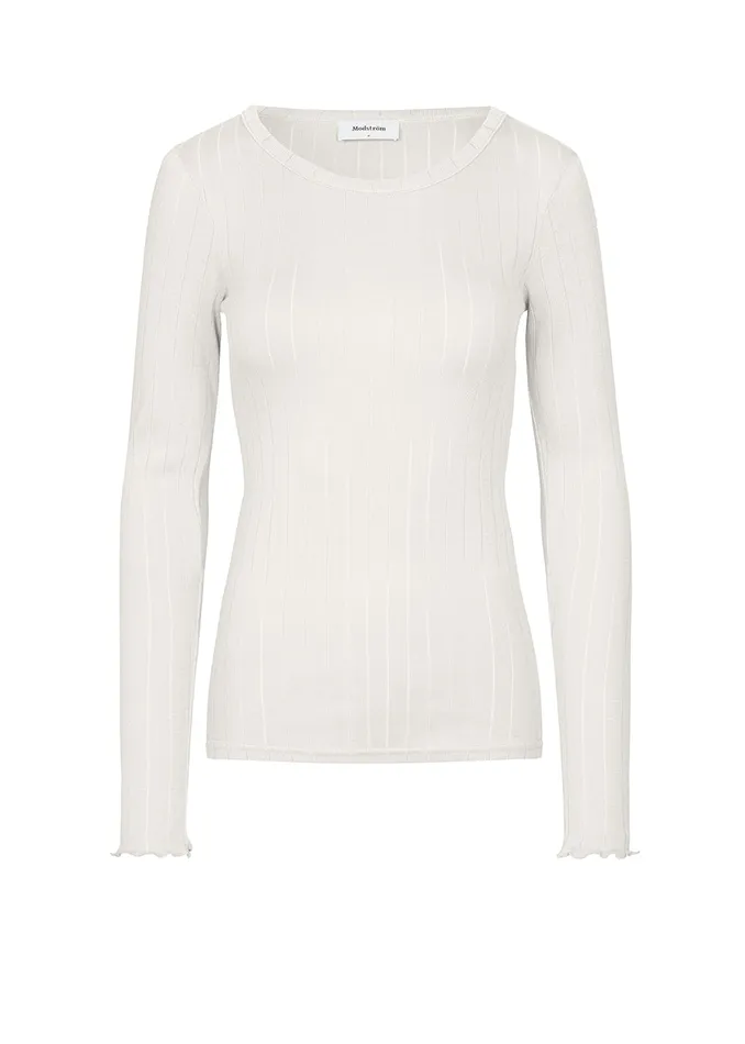 Women Issy LS Tshirt Off White Modstrm TShirts