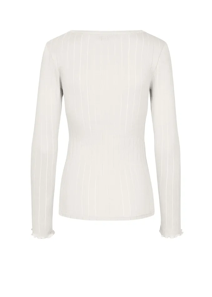Women Issy LS Tshirt Off White Modstrm TShirts Women Issy LS Tshirt Off White Modstrm TShirts