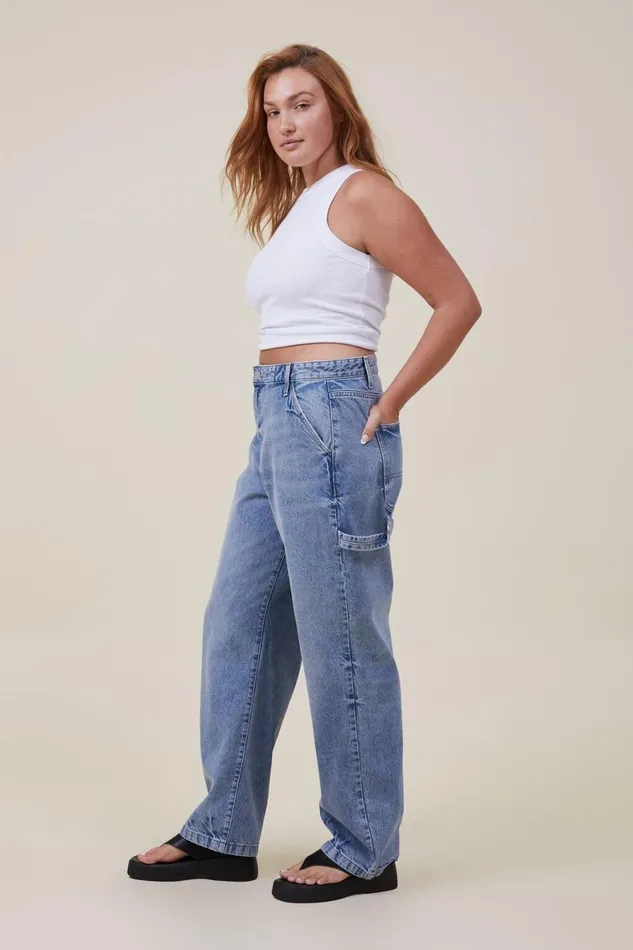 Women Jeans Cotton On Carpenter Jean Surfers Blue