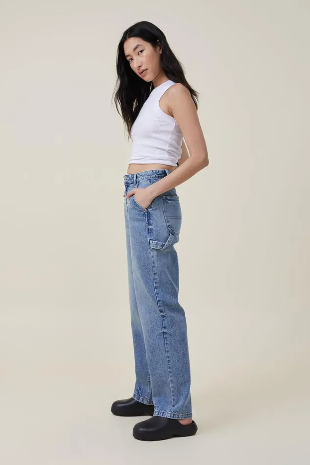 Women Jeans Cotton On Carpenter Jean Surfers Blue