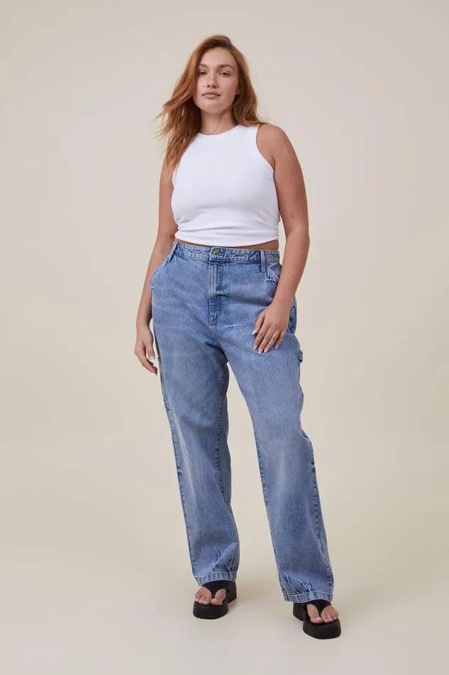 Women Jeans Cotton On Carpenter Jean Surfers Blue
