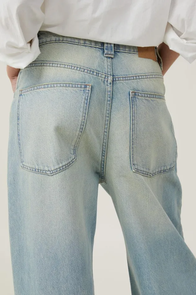 Women Jeans Cotton On Super Baggy Jean Shell Blue