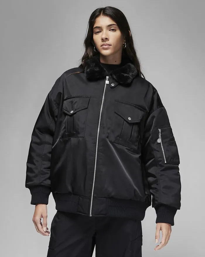 Women Jordan Blackblack Nike Jackets