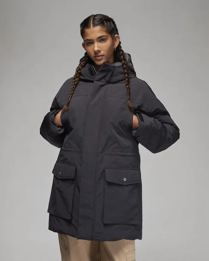 Women Jordan Black Nike Jackets