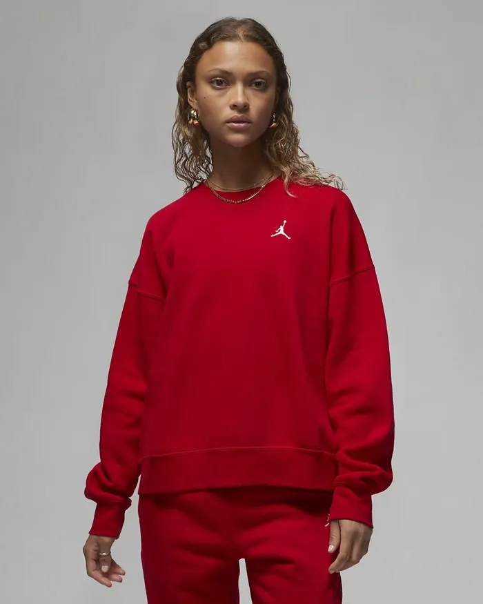 Women Jordan Brooklyn Fleece Gym Redwhite Nike Matching Sets