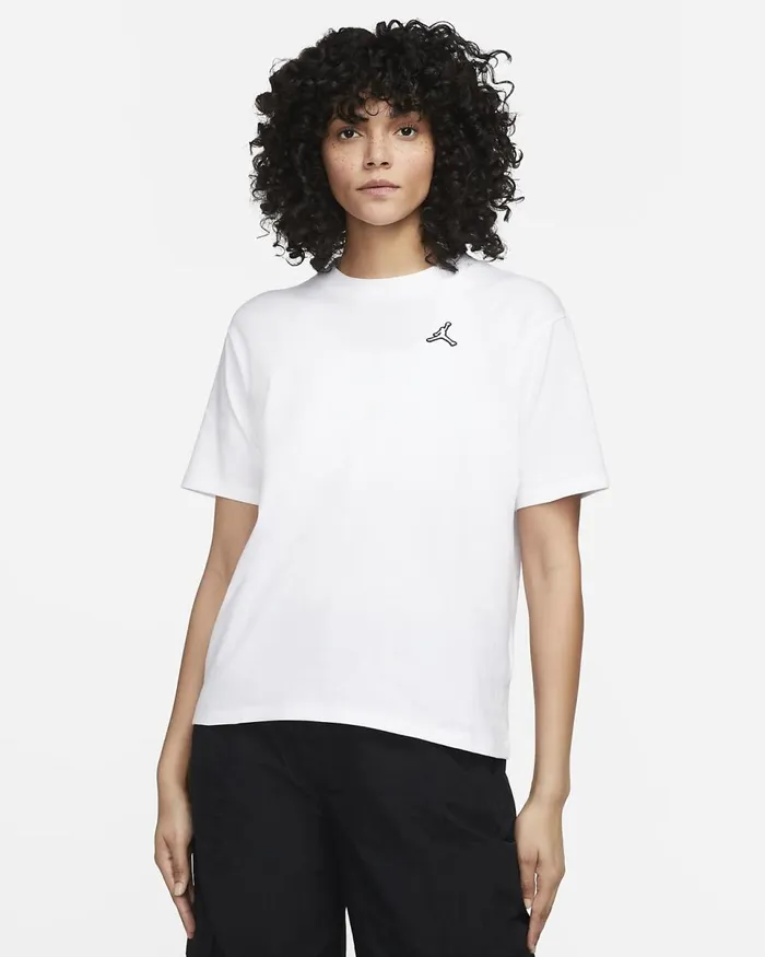 Women Jordan Essentials Whitewhite Nike Tops And TShirts