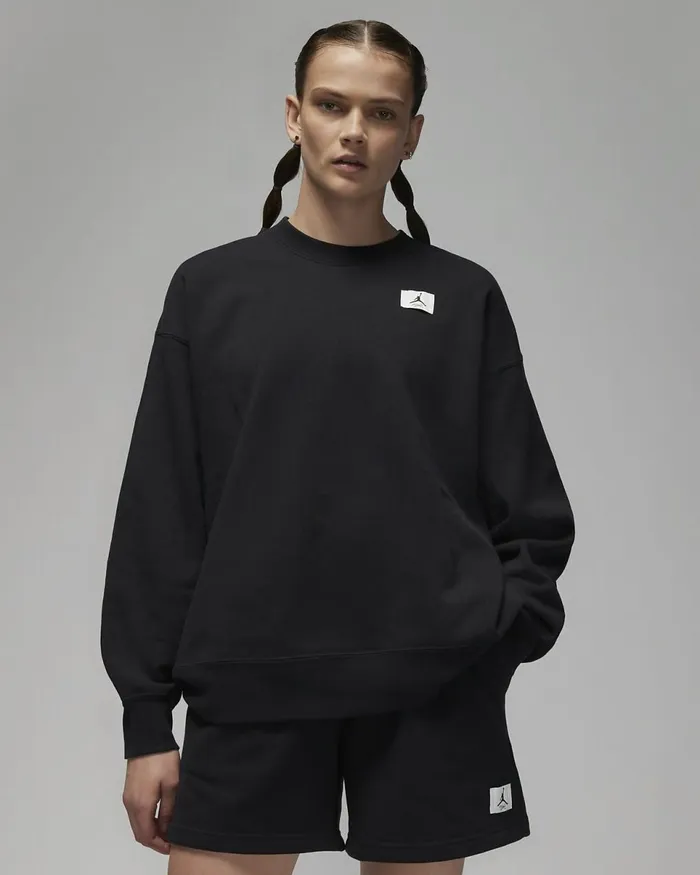 Women Jordan Flight Black Nike Hoodies And Sweatshirts
