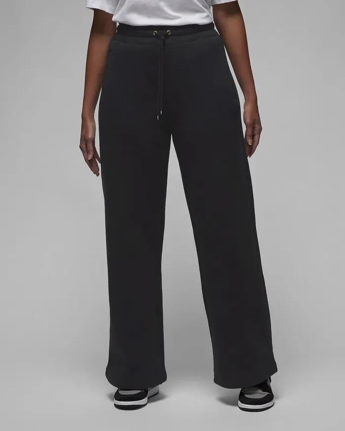 Women Jordan Flight Fleece Black Nike Trousers
