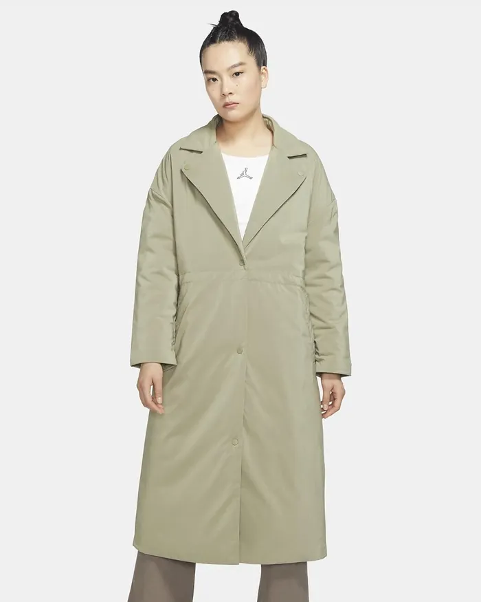 Women Jordan Flight Matte Olivewhite Nike Jackets