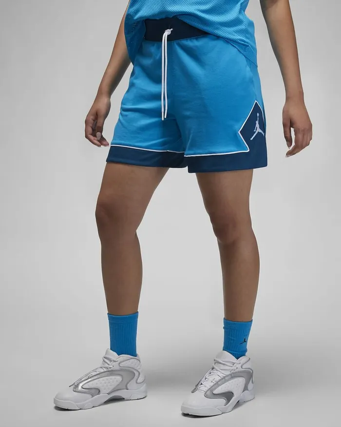 Women Jordan Laser Bluesky J French Bluewhite Nike Shorts