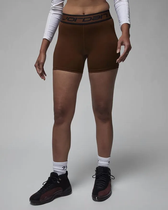 Women Jordan Sport Brownblack Nike Leggings