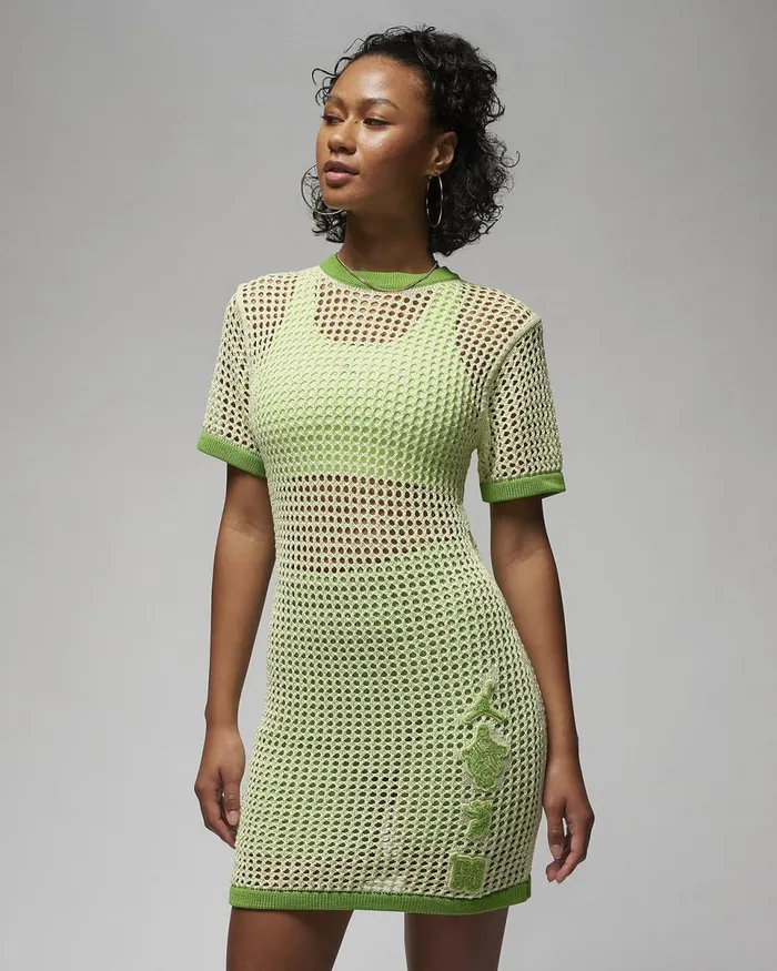 Women Jordan X Union X Bephies Beauty Supply Lime Icechlorophyll Nike Skirts And Dresses